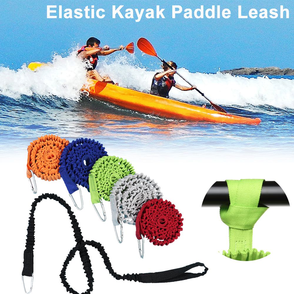 مقود كاياك وزورق مرن قابل للتع - مراجعة Fishing Kayak Paddle Leash وسعره