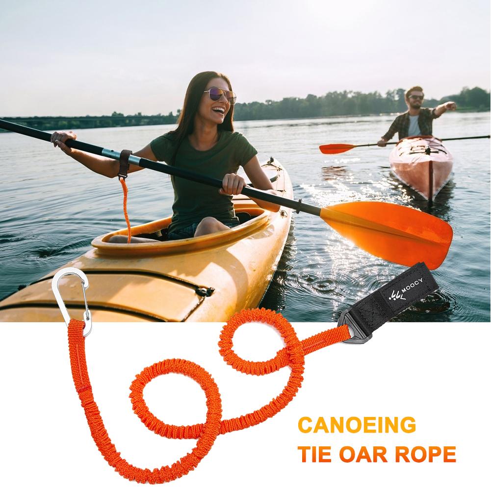 حبل مرن من النايلون لتثبيت مجا - مراجعة Fishing Kayak Paddle Leash وسعره