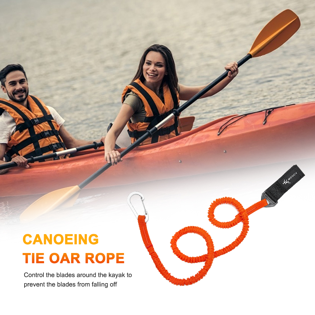 حبل مرن من النايلون لتثبيت مجا - مراجعة Fishing Kayak Paddle Leash وسعره