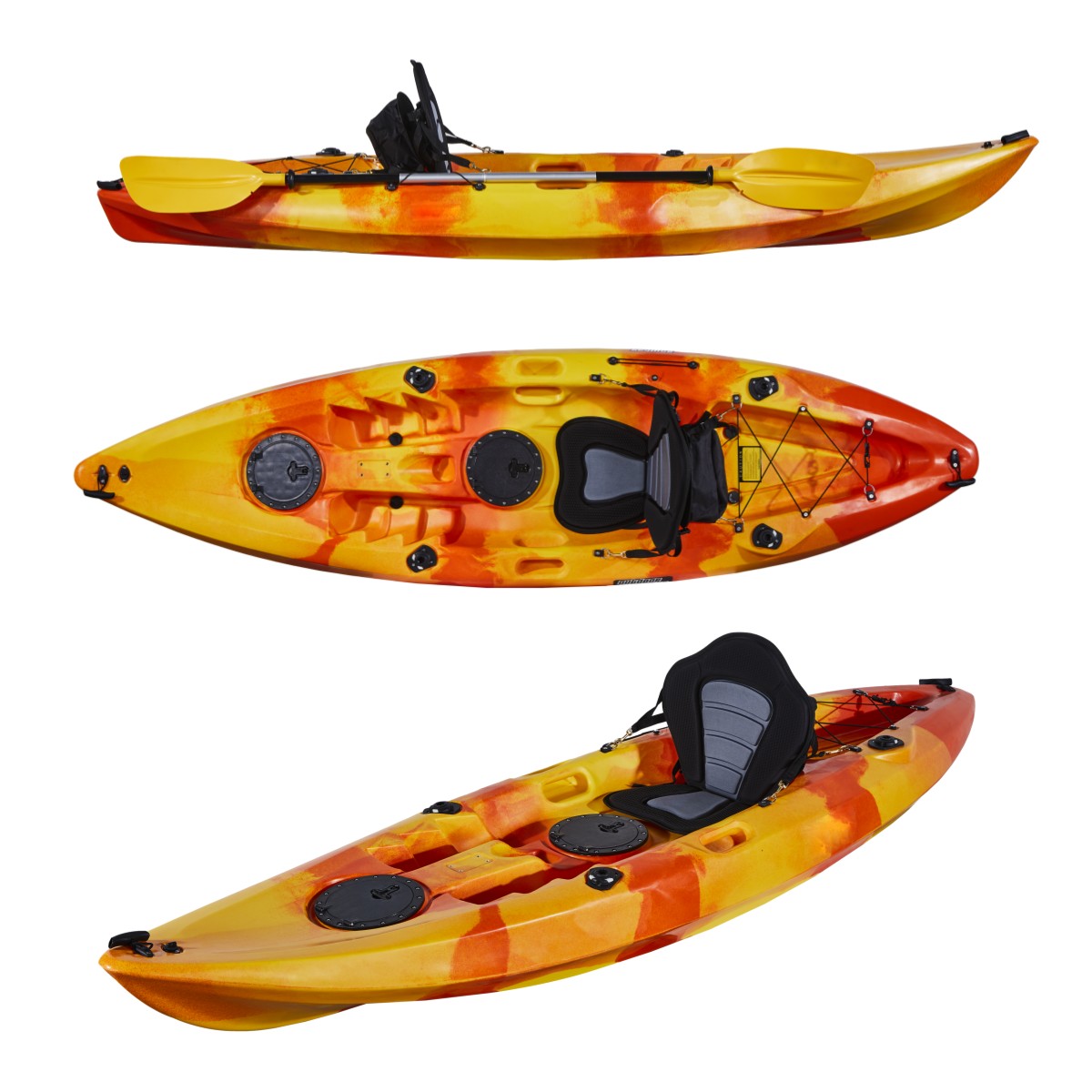 صنع في الصين شخص واحد الصيد كا - مراجعة Fishing Kayak Sit In وسعره