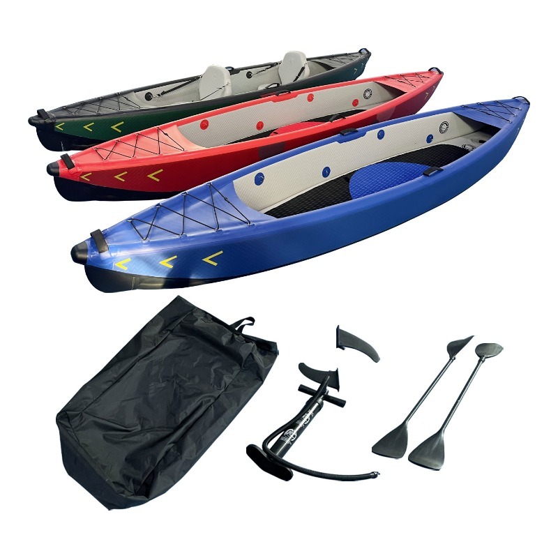 تصميم جديد لقارب كاياك قابل لل - مراجعة Fishing Kayak Inflatable وسعره