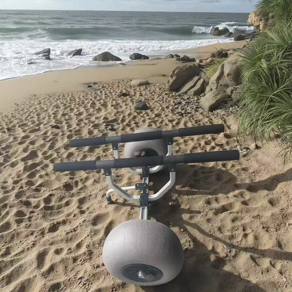 عربة كاياك وشاطئية من الألومني - مراجعة Fishing Kayak Cart وسعره